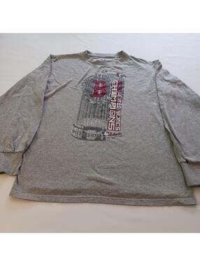 Majestic 2013 World Series Champions Boston Red Sox Men's Gray Shirt Size M